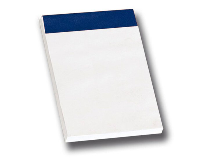 BLOC NOTAS SIN TAPA DINA6 LISO BLANCO