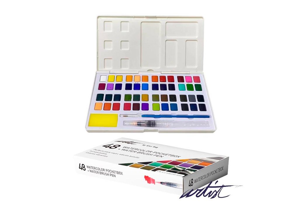 ACUARELA CAJA ART CREATION TUBO 12ML 24 COLORES