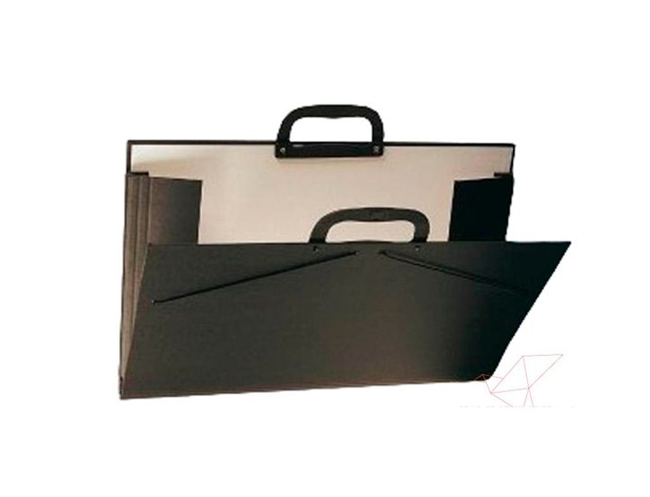 CARPETA DIBUJO FORRADA GOMA ELASTICA Y ASA NEGRA DINA3