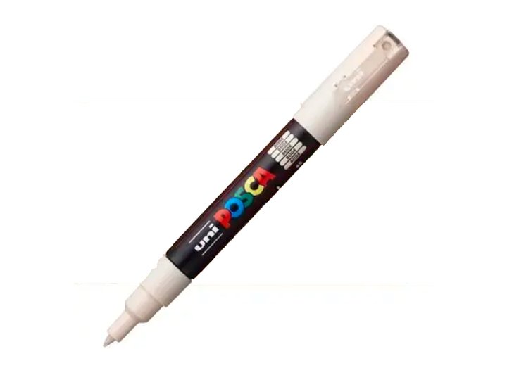 ROTULADOR UNI BALL POSCA FINO 0.70 MM BEIGE