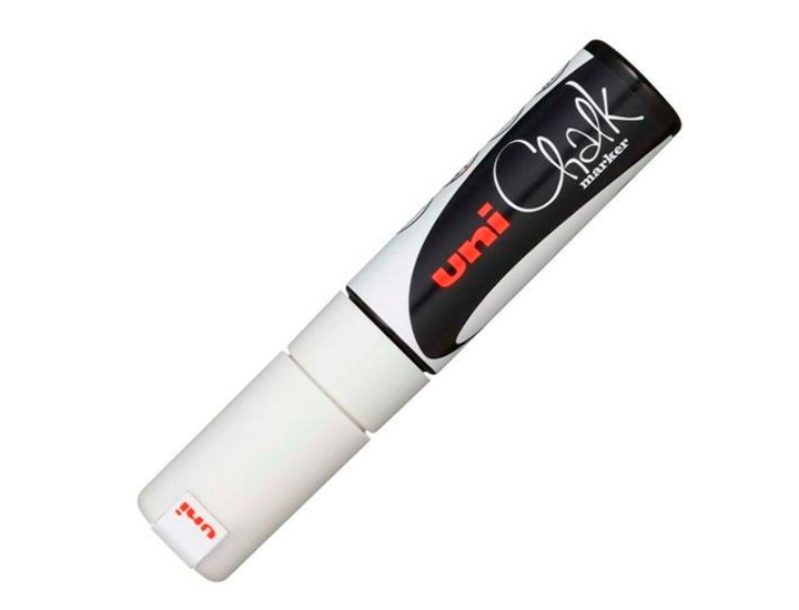 ROTULADOR PIZARRA TIZA LIQUIDA 8,00 MM POSCA BLANCO