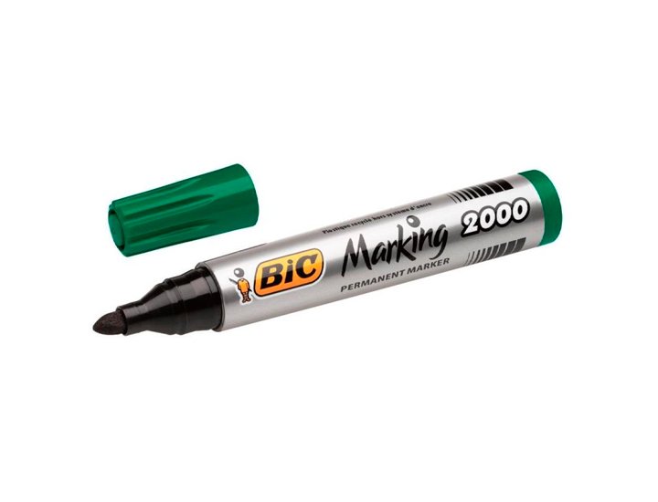 ROTULADOR BIC PERMANENTE CONICA 2000 2,5MM VERDE