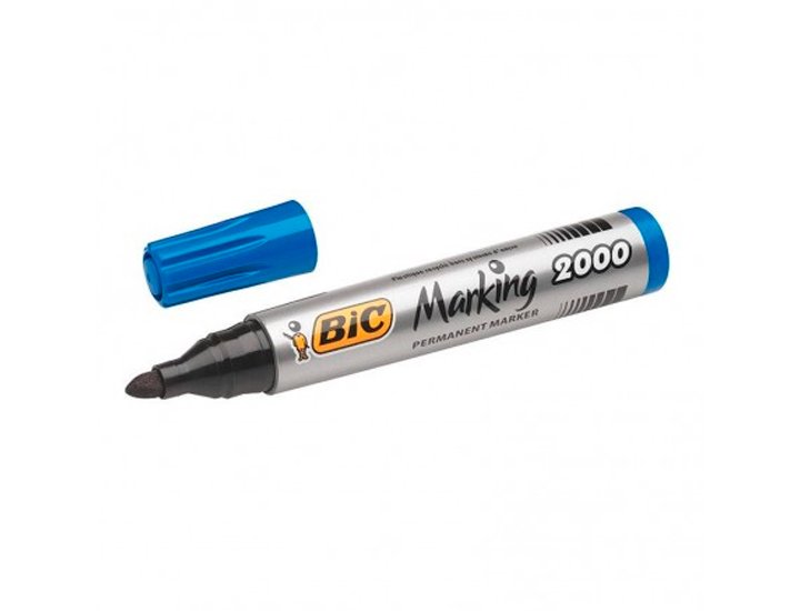 ROTULADOR BIC PERMANENTE CONICA 2000 2,5MM AZUL