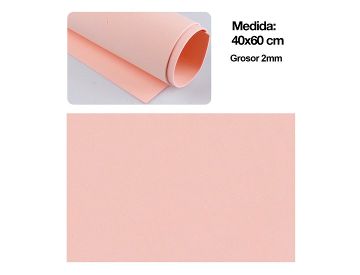 ALFOMBRILLA CAUCHO EVA 40X60 CM CARNE