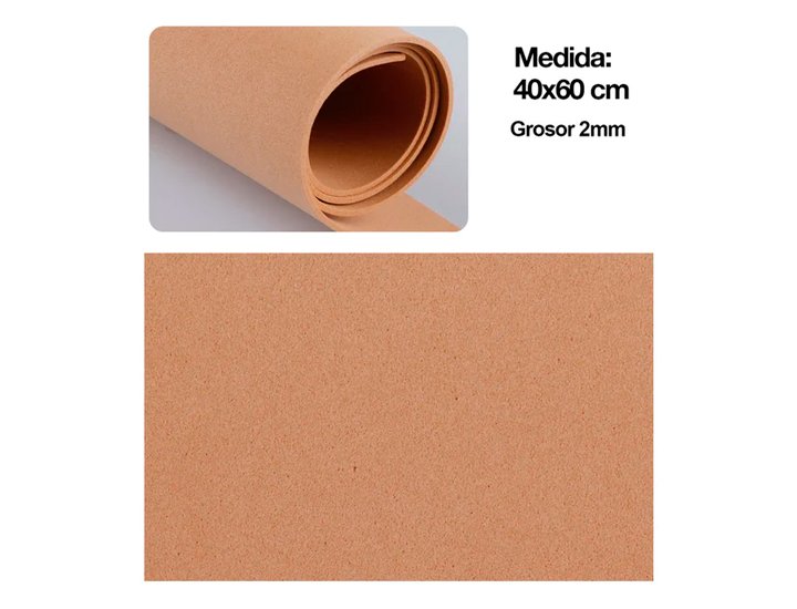 ALFOMBRILLA CAUCHO EVA 40X60 CM MARRON CLARO
