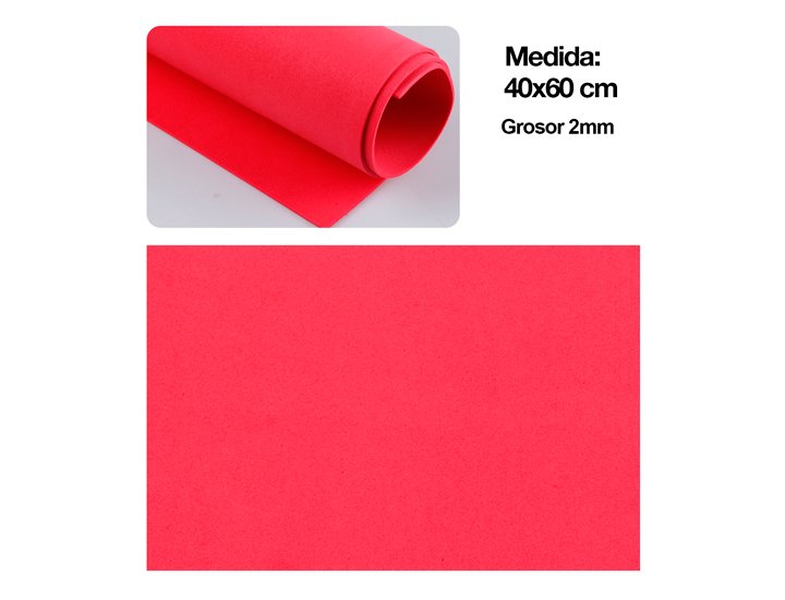 ALFOMBRILLA CAUCHO EVA 40X60 CM ROJO