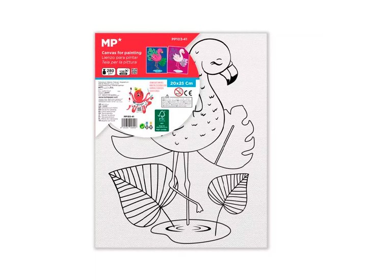 BASTIDOR 20X25 CM INFANTIL 280 GRAMOS 100% ALGODON FLAMENCO ARTIX