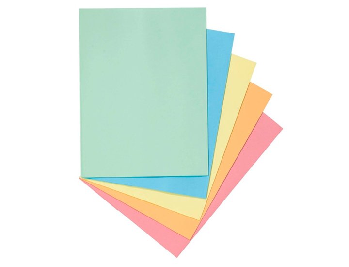 SUBCARPETA ARCHIVO FOLIO PASTEL 180 Gramos COLORES PASTEL SURTIDOS Pack 25 Unidades