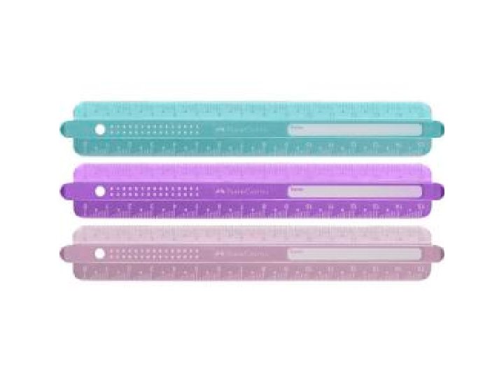 REGLA BRILLANTE 15 Cm COLORES SURTIDOS