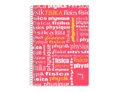 BLOC ESPIRAL FOLIO POLIPROPILENO 80 HOJAS 90 Gramos CUADRO 4X4mm PACSA FISICA