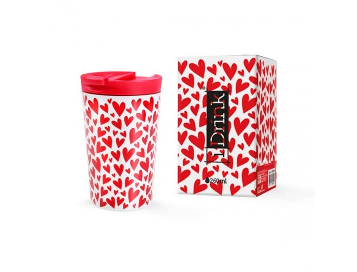 TAZA TERMICA ACERO INOXIDABLE 260ML FALLOW YOUR HEART