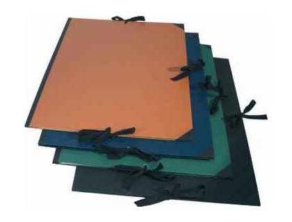 CARPETA DIBUJO CARTON ECOLOGICO 2MM 52X75 CM GRIS