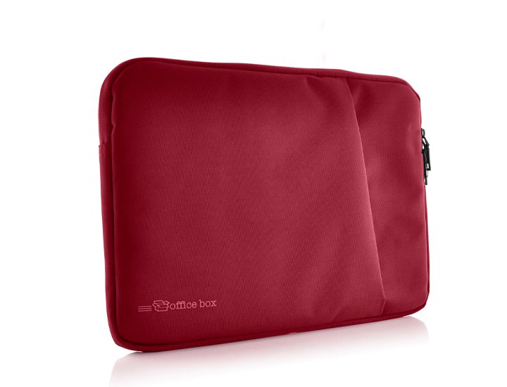 FUNDA PORTATIL OFFICE BOX SKIN PROTECTOR 13 PULGADAS ROJO