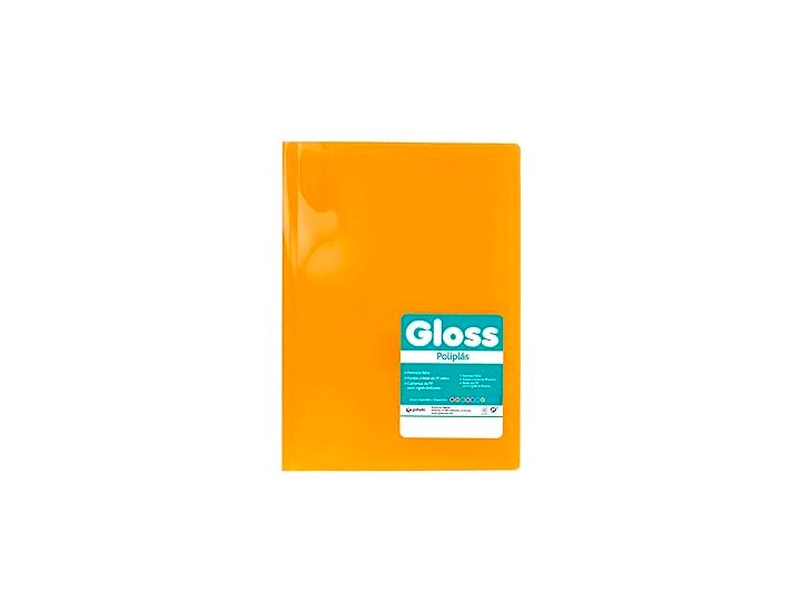CARPETA FUNDAS DINA4 10 FUNDAS ENCUADERNADO GRAFOPLAST GLOSS MOSTAZA