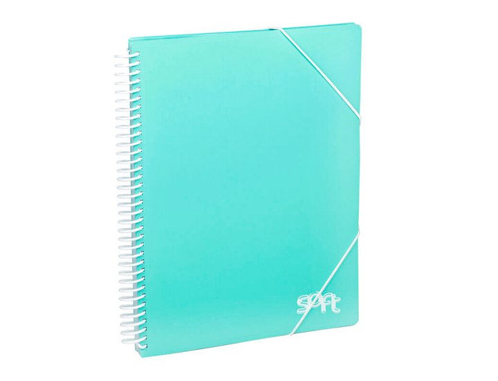CARPETA FUNDAS ESPIRAL DINA4 30 FUNDAS ARCHIVEX SOFT VERDE