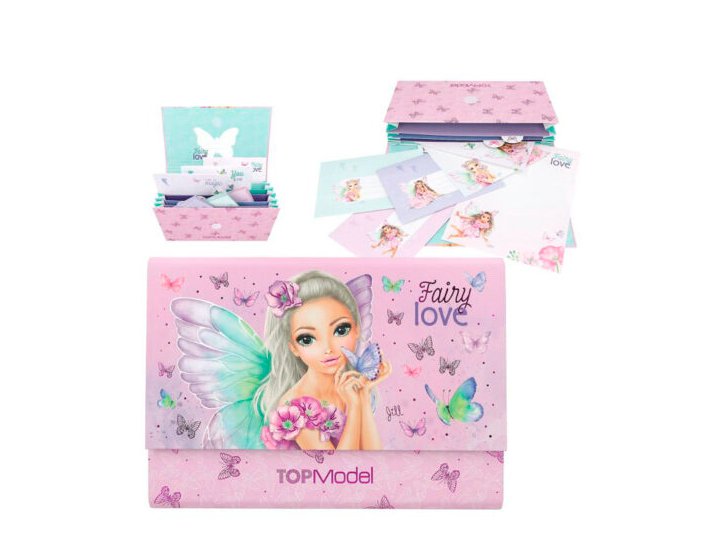 ARCHIVADOR CON PAPEL DE CARTAS FAIRY LOVE TOPMODEL