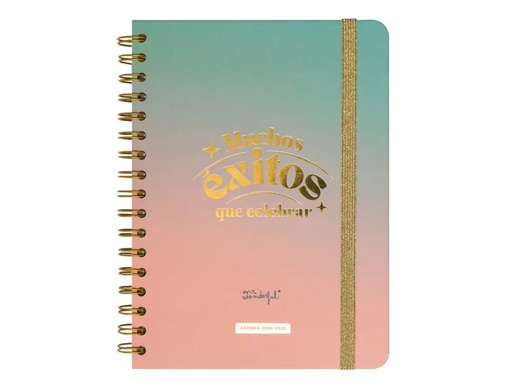AGENDA 18 MESES ESPIRAL Semana Vista Mr Wonderful OFFICE Muchos xitos que celebrar