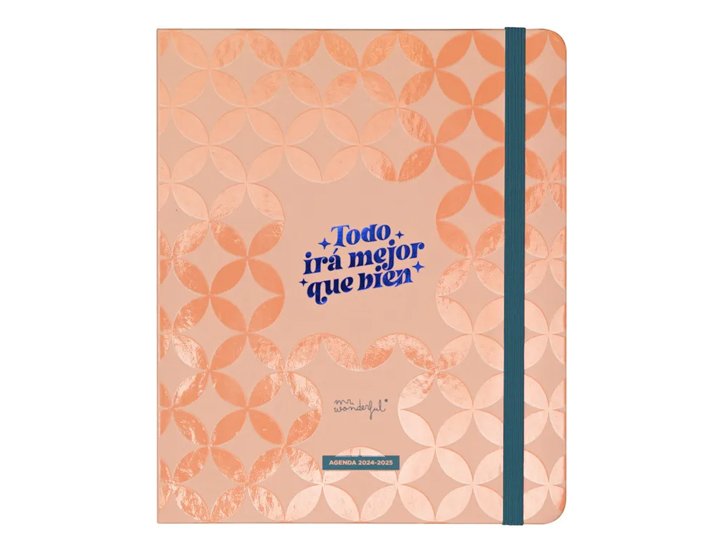 AGENDA 18 MESES ESPIRAL Semana Vista Mr Wonderful OFFICE Todo ir mejor que bien