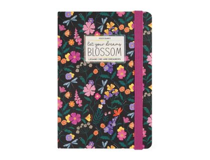AGENDA ANUAL ENCUADERNADA 120X180 MM Semana Vista LEGAMI MEDIUM FLORES SILVESTRES