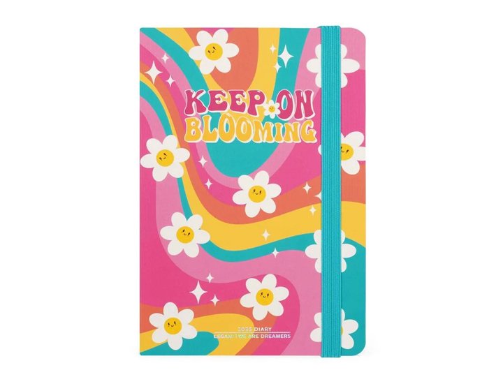 AGENDA ANUAL ENCUADERNADA 120X180 MM Semana Vista LEGAMI MEDIUM DAISY