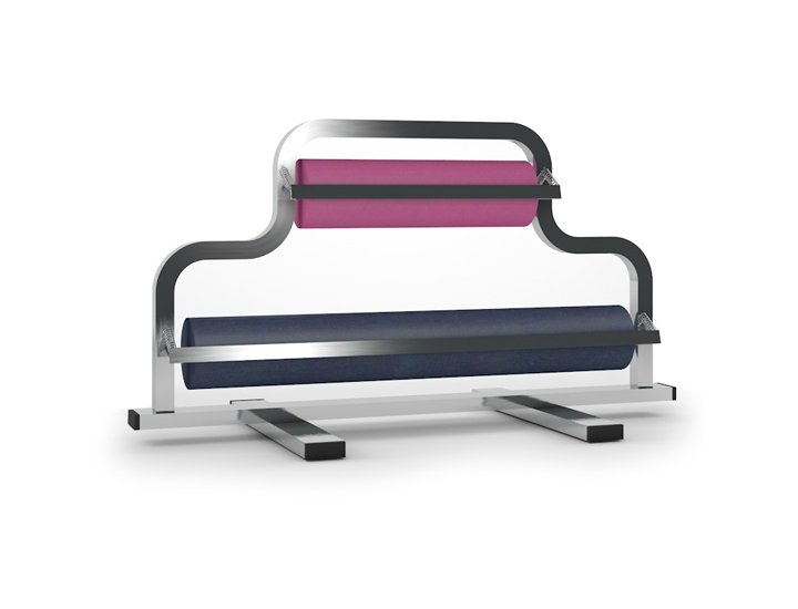 PORTAROLLOS PAPEL 2 ROLLOS 35-70 CMS CROMADO HORIZONTAL Pryse