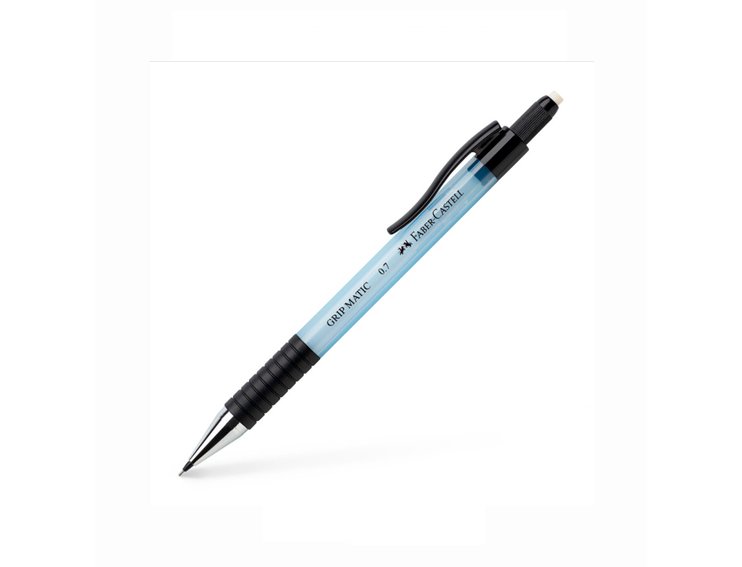 PORTAMINAS FABER GRIP MATIC 0,70 MM AZUL CIELO