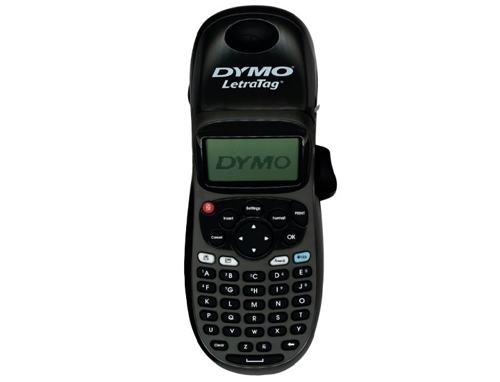 MAQUINA DYMO LETRATAG LT 100 H NEGRA + Cinta Papel