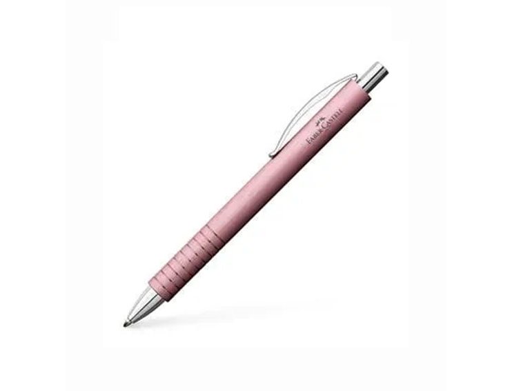 BOLIGRAFO FABER CASTELL ESSENTIO ALUMINIO ROSA