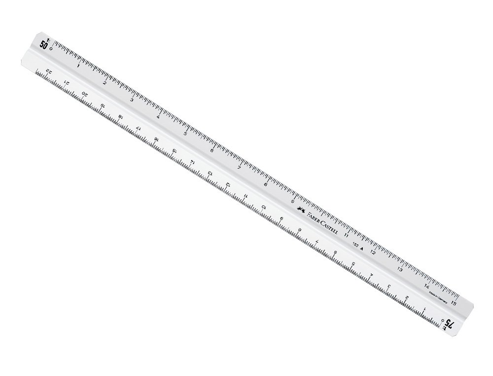 ESCALIMETRO FABER PLASTICO 30 CMS 153 C