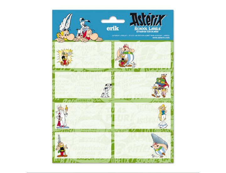 ETIQUETAS GR/LABELS ASTERIX Y OBELIX