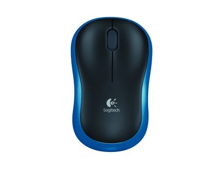 RATON LOGITECH INALAMBRICO M185 AZUL