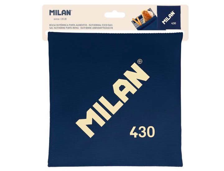 BOLSA ISOTERMICA PARA ALIMENTOS MILAN 430 AZUL