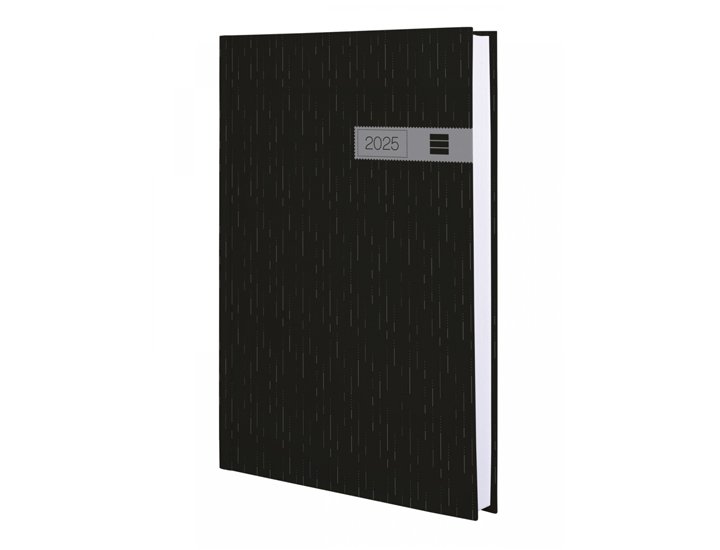 AGENDA ANUAL ENCUADERNADA 165X240 MM DIA PAGINA FINOCAM PORTO NEGRA
