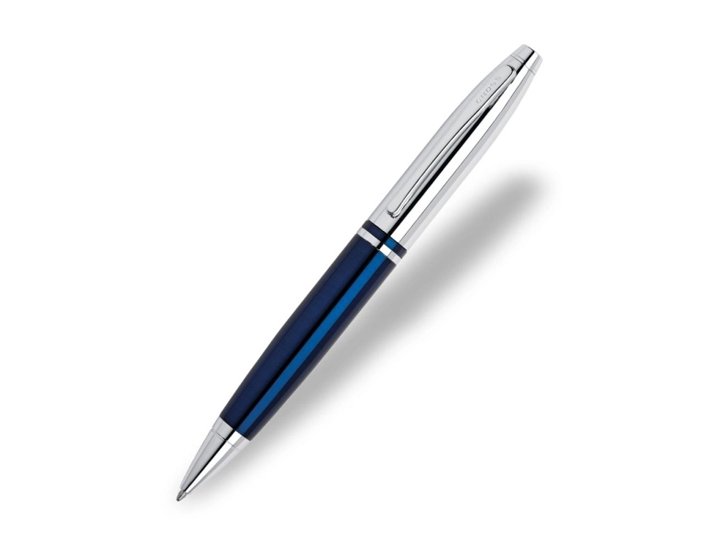 BOLIGRAFO CROSS CALAIS CROMO Y AZUL