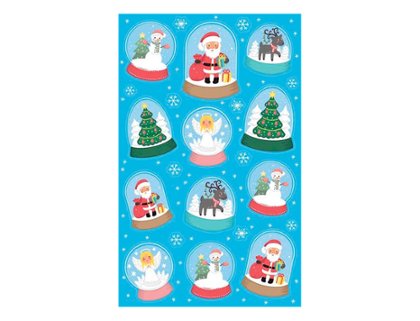 ADHESIVOS STICKERS NAVIDAD BOLAS NAVIDEAS