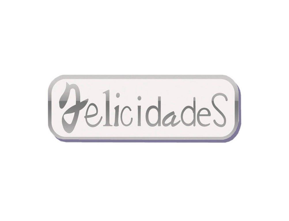 ETIQUETAS FELICIDADES ADHESIVAS PACK 250 ETIQUETAS BLANCAS