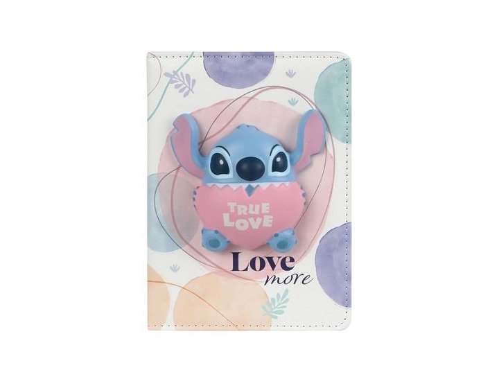 CUADERNO NOTEBOOK DINA6 STITCH TRUE LOVE