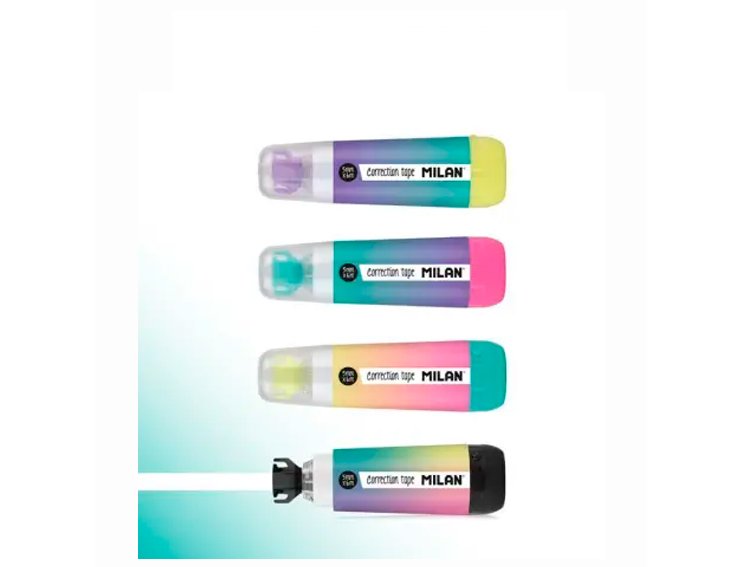 CORRECTOR CINTA 5MMX06METROS MILAN SUNSET MINI