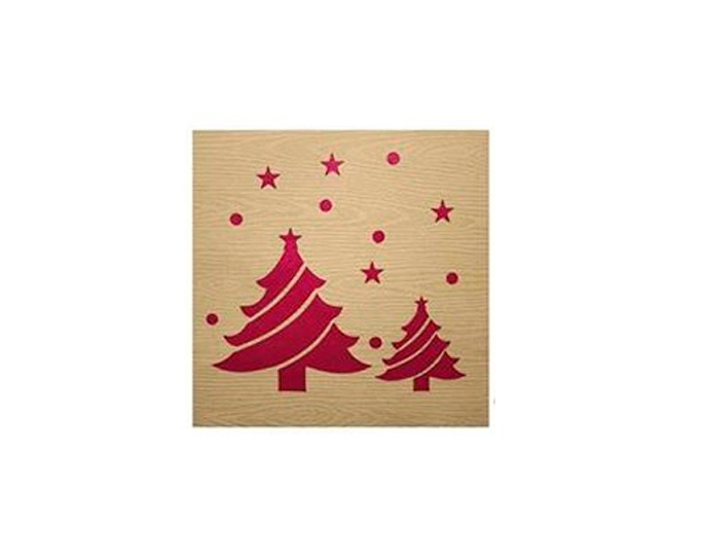 TARJETA FELICITACION CHRISTMAS 3D ABETO