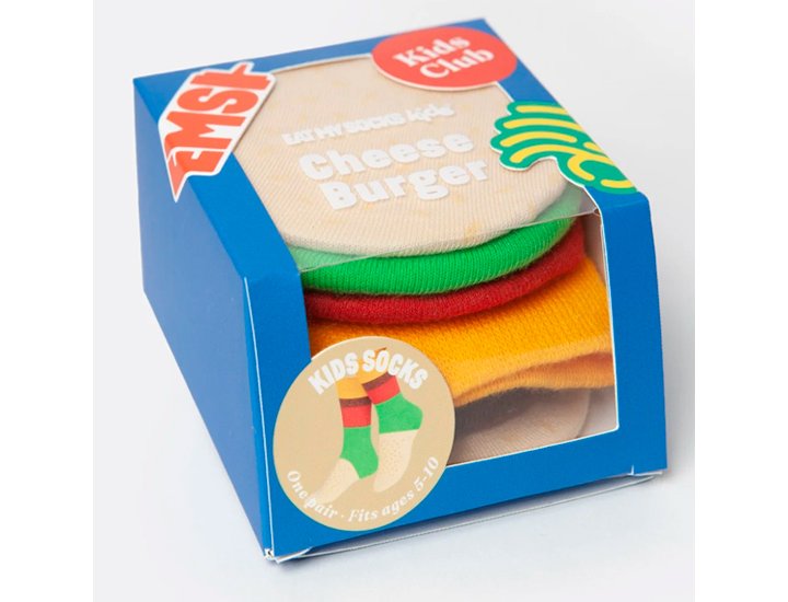 CALCETINES PARA ADULTOS FAST FOOD COLLECTION CHEESEBURGER