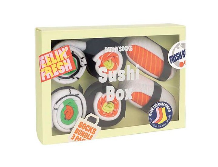 CALCETINES PARA ADULTOS SUSHI CHIC COLLECTION SUSHI BOX