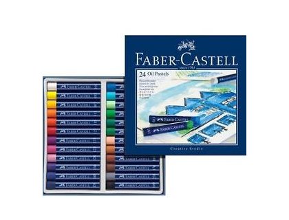 PASTEL STUDIO OIL FABER CASTELL CAJA 24 COLORES
