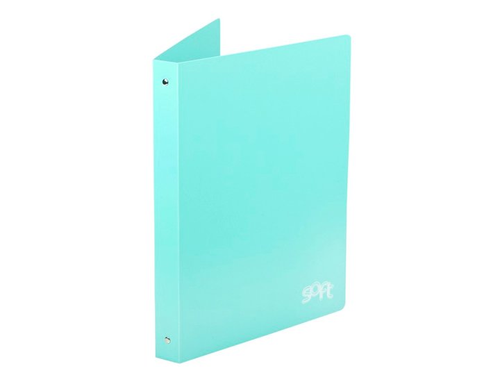 CARPETA 4 ANILLAS 25MM DIN A4 SOFT VERDE