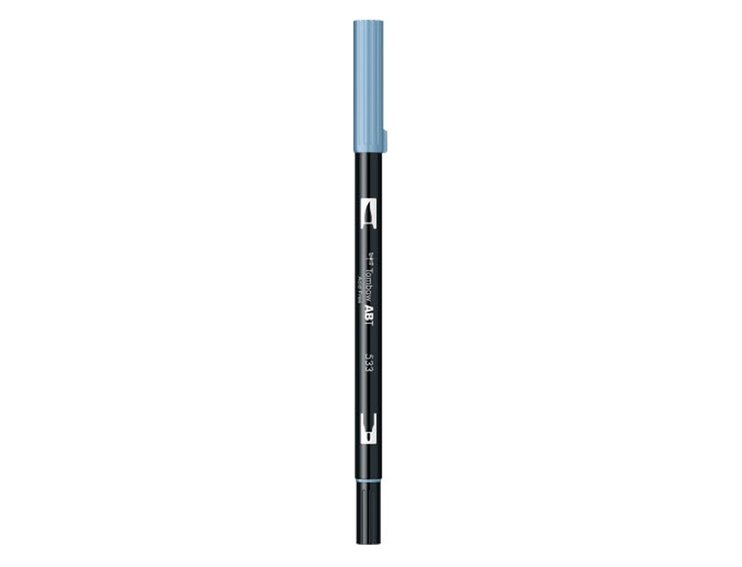 ROTULADOR DUAL BRUSHPEN TOMBOW ABT-533 AZUL PAVO REAL