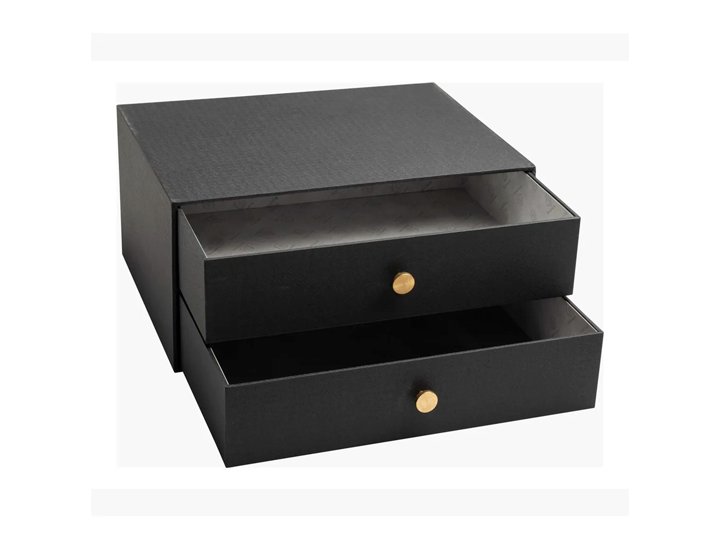 MODULO ARCHIVADOR EXACOMPTA OFFICEBYME 2 CAJONES NEGRO