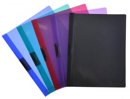 DOSSIER C/PINZA METALICA DINA4 30H ROJO