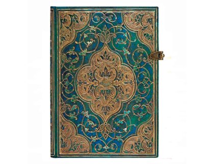CUADERNO COSIDO PAPER BLANKS TURQUOISE CHRONICLES MIDI