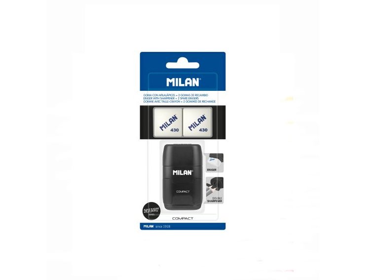 AFILALAPIZ MILAN CON DEPOSITO + 2 GOMA COMPACT SHADOW BLISTER