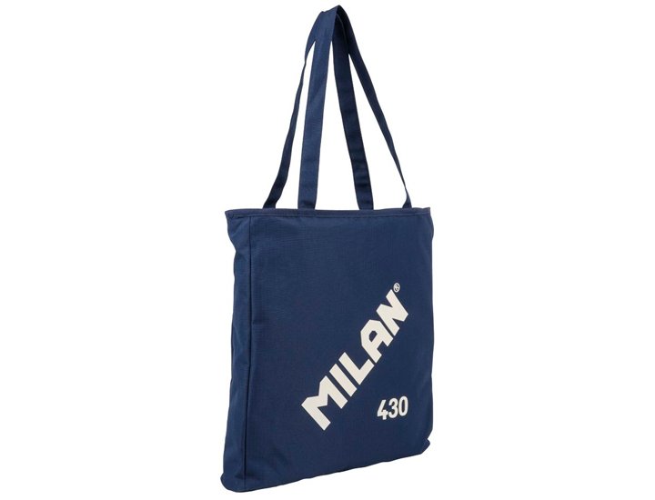 BOLSO SHOPPER MILAN 430 AZUL MARINO