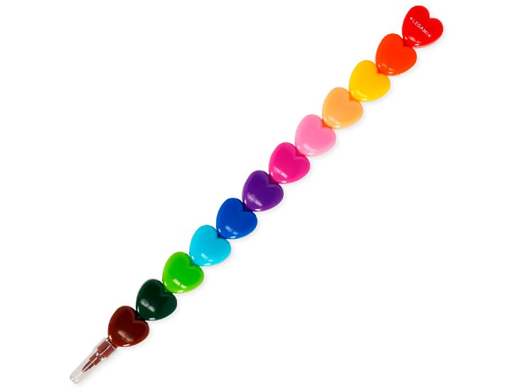 LAPIZ DE COLOR LEGAMI DREAM IN LOVE CORAZONES 12 COLORES SURTIDOS